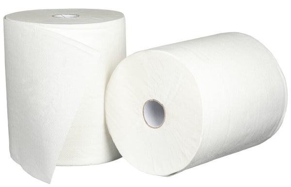 Matthews Roll Feed Towel 2-ply White - 150m x 6 rolls