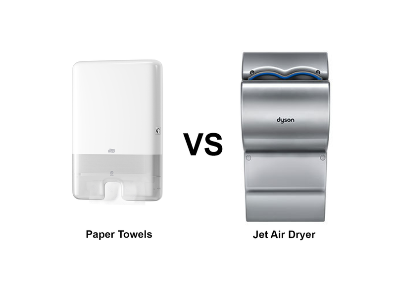 BLOG: Paper Towels vs Air Hand Dryers - The Ultimate Showdown