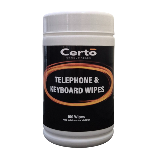 Certo Telephone & Keyboard Wipes