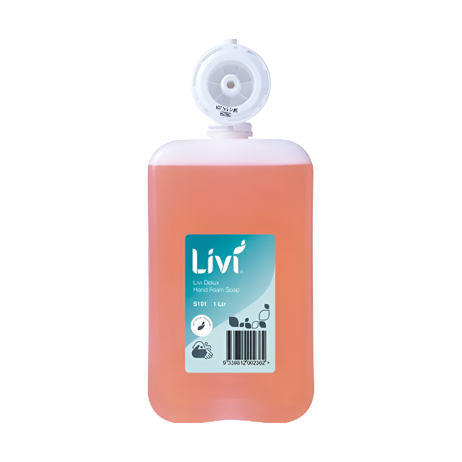 Livi Delux - Perfumed Foaming Hand Soap- 1 Litre