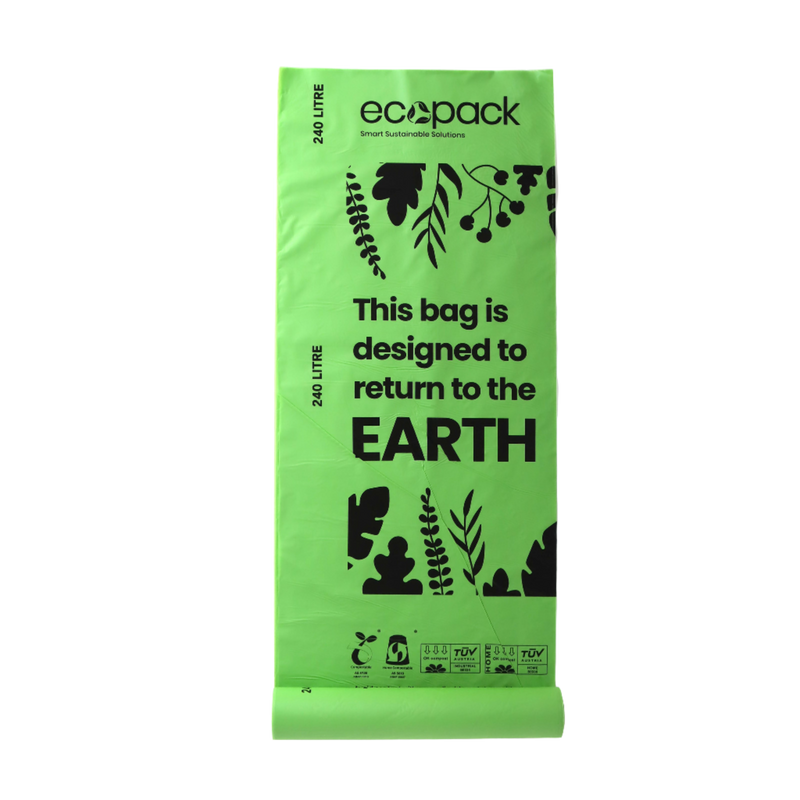 Ecopack 240L Compostable Wheelie Bin Liners