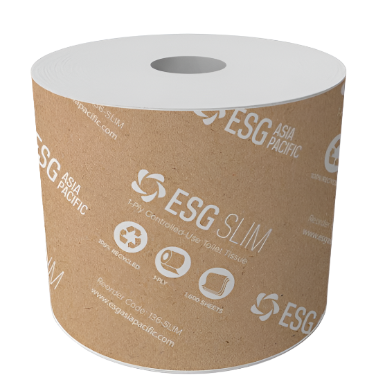 ESG Controlled-Use 2-ply Toilet Roll Ctn/36