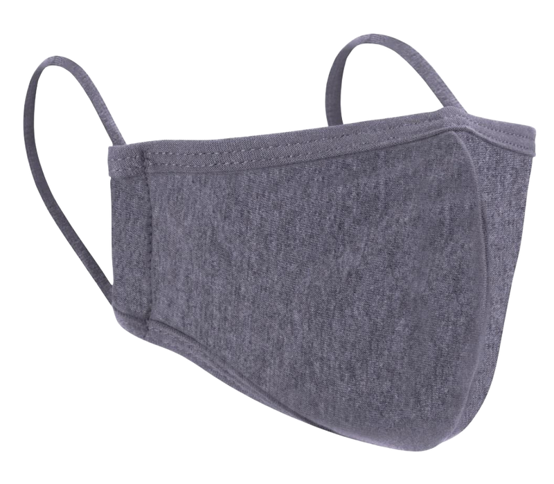 Reuseable Washable Flexible Face Mask 2-ply- Grey