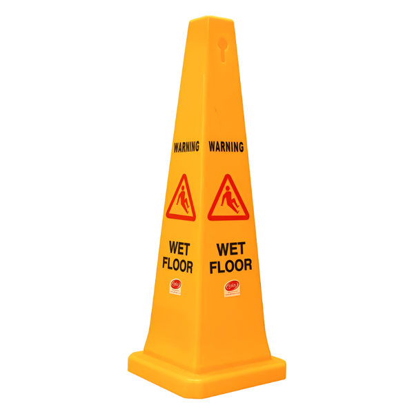 Safety Cone - Wet Floor Yellow