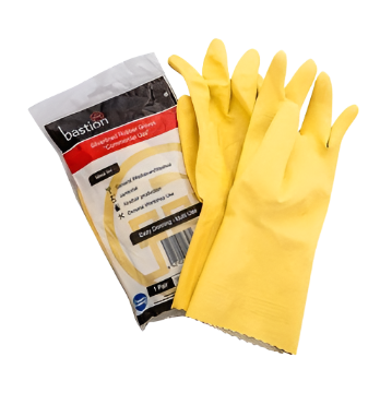 Bastion Yellow Rubber Gloves