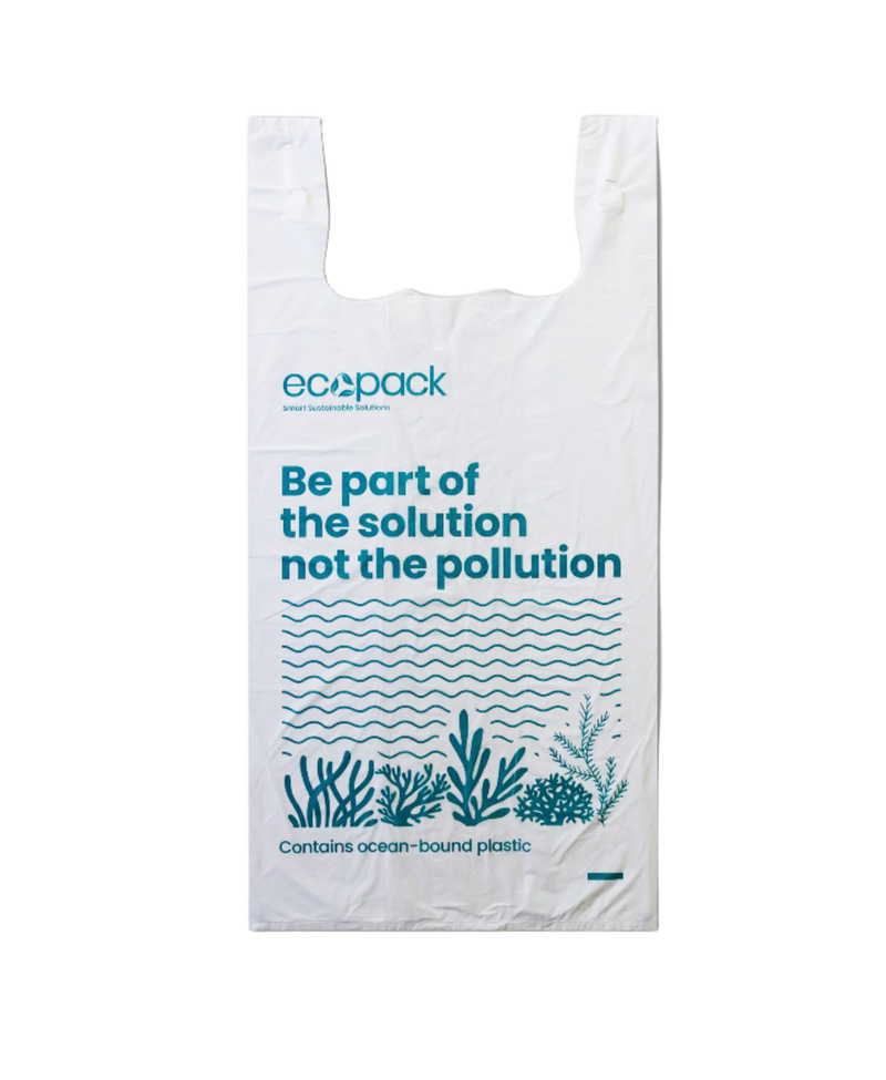 Ecopack 18L Ocean-Bound Recycled Plastic Bags 500 Ctn