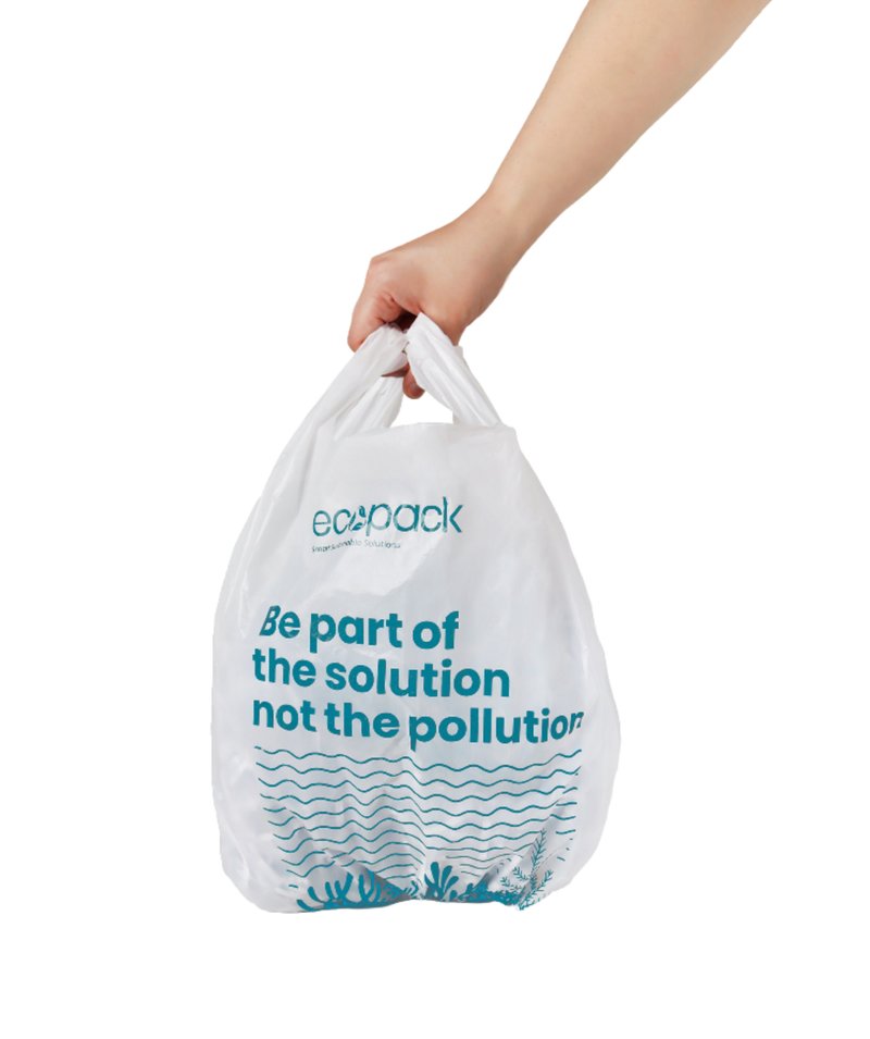 Ecopack 18L Ocean-Bound Recycled Plastic Bags 500 Ctn