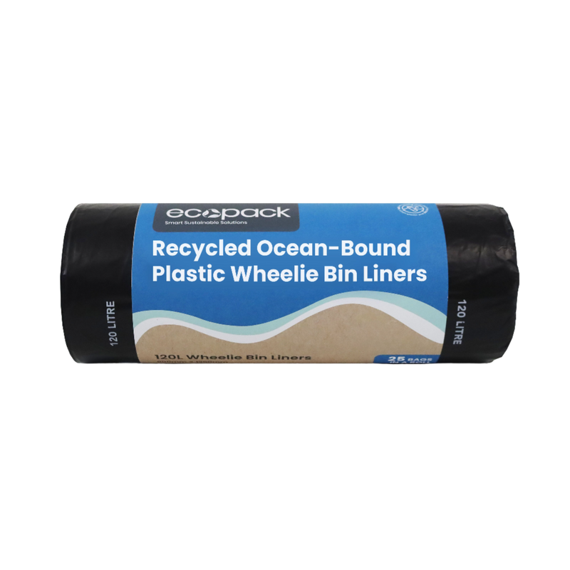 Ecopack 120L Ocean-Bound Recycled Plastic Wheelie Bin Liners