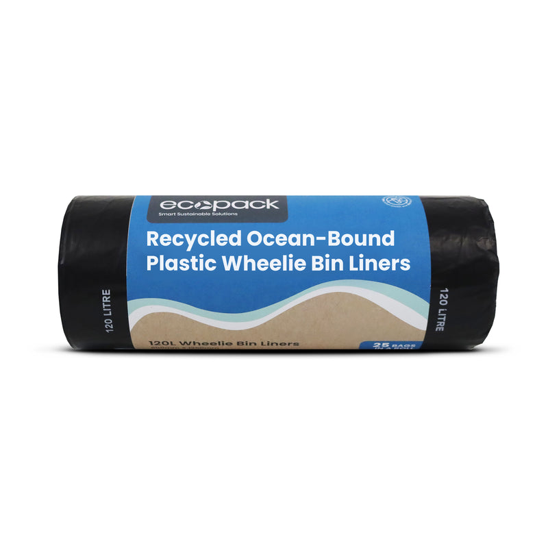 Ecopack 120L Ocean-Bound Recycled Plastic Wheelie Bin Liners