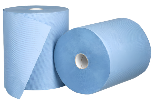 Matthews Blue Roll Towel 2-ply  -  150m 6/Ctn