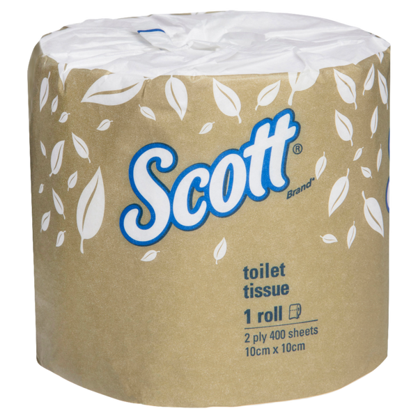 Scott Toilet Rolls 2-ply 400sht Ctn/48