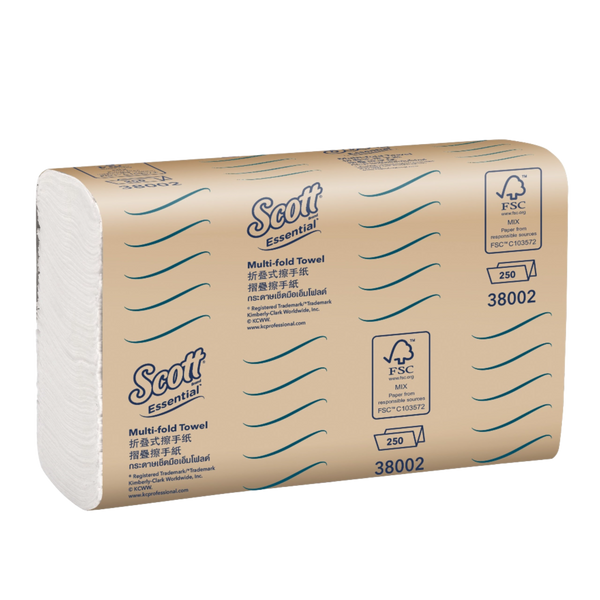 Scott Essential Multifold Towel 250sht Ctn/16