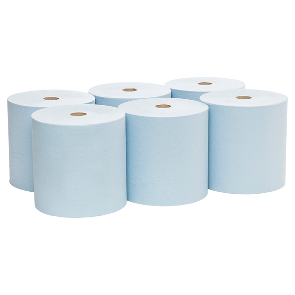 Scott Hard Roll Towel Blue - 305m 6/Ctn