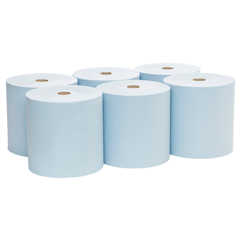 Scott Hard Roll Towel Blue - 305m 6/Ctn