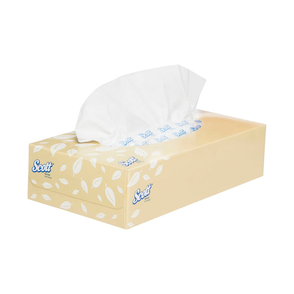 Scott Facial Tissue 2ply - 100 tissues/pack, 48 packs/case