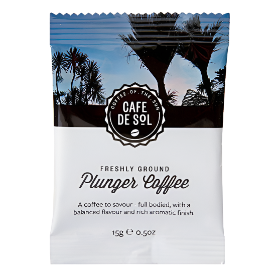 Cafe De Sol Plunger Coffee 15g Sachets