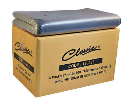 Classic 240L Bin Liner Black