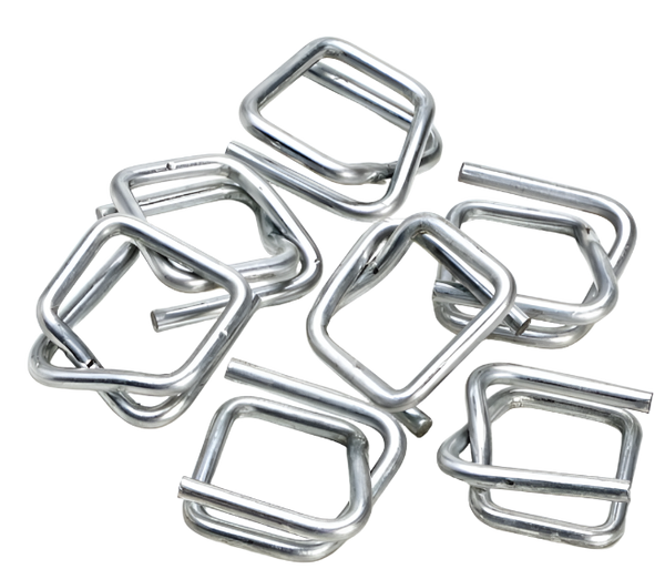 Wire Buckles Heavy Duty - Silver, 19mm, 0.5 Gauge. Ctn 1000