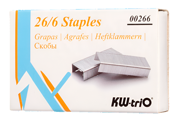 KW-triO Staples 26/6 , Pack 5000