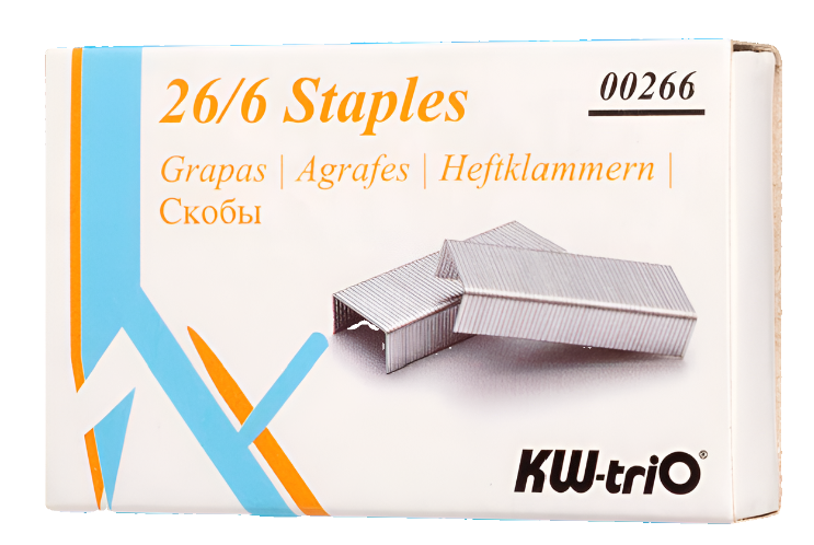 KW-triO Staples 26/6 , Pack 5000