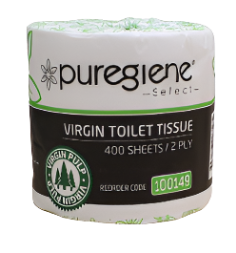 Puregiene Select 2-ply Toilet Roll 400sht Ctn/48