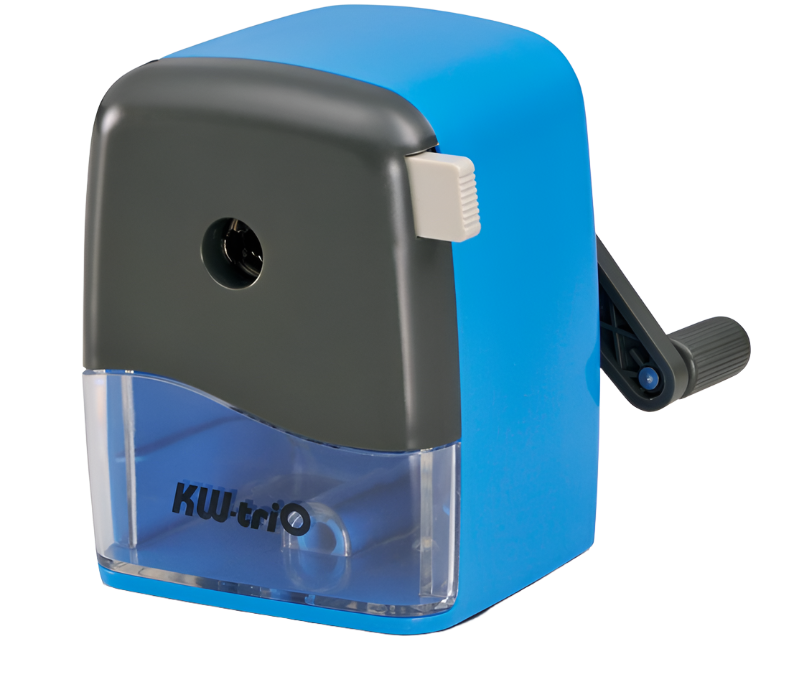 KW-triO Desktop Pencil Sharpener Adjustable Fit Blue