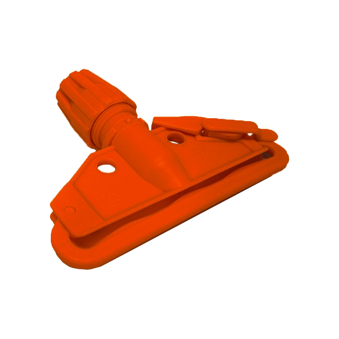 Red mop holder