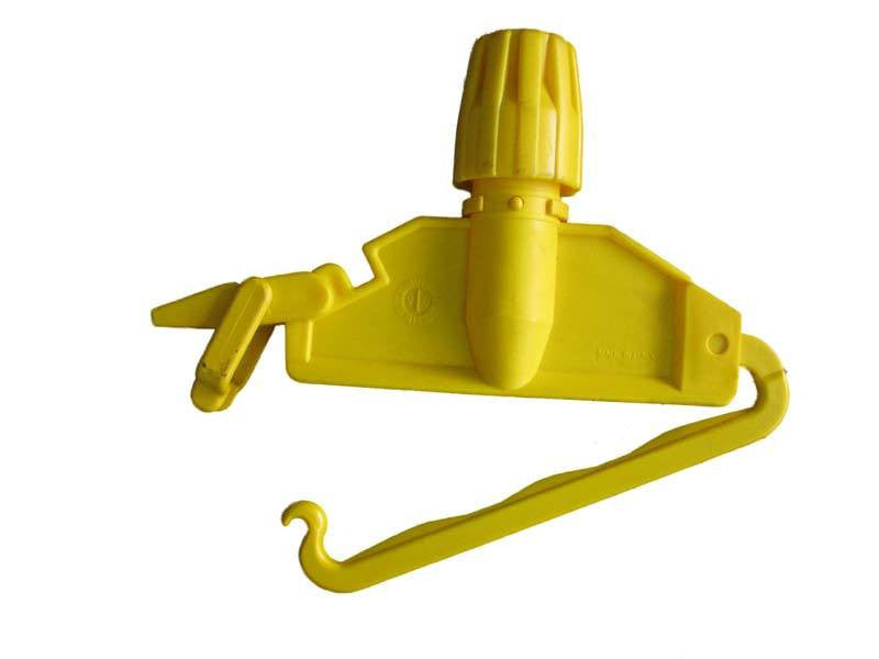 Yellow mop holder