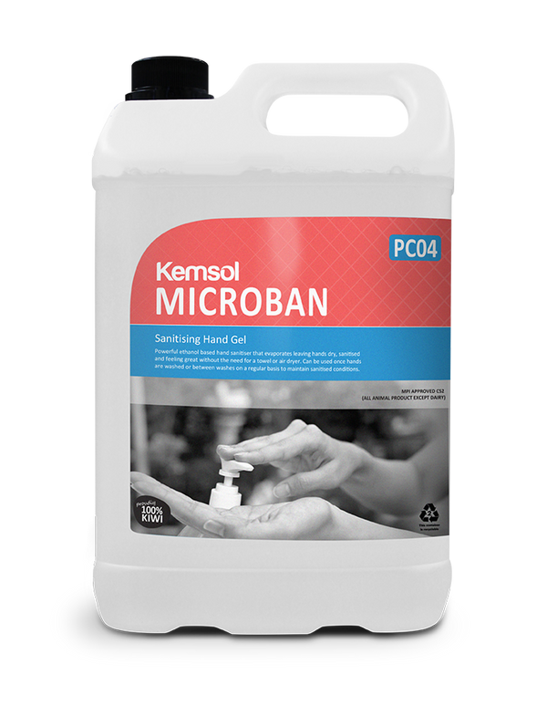 Kemsol Microban Hand Sanitiser - 5 Litre