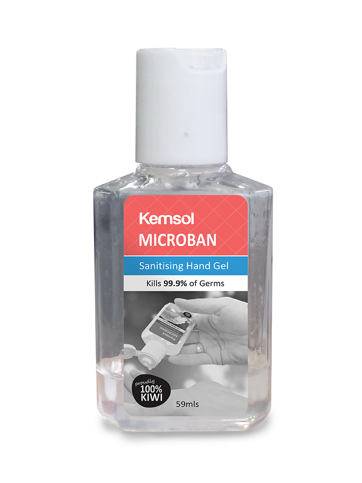 Kemsol Microban Hand Sanitiser - 59mls