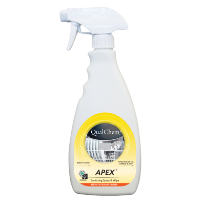 Qualchem Apex Sanitising Spray & Wipe