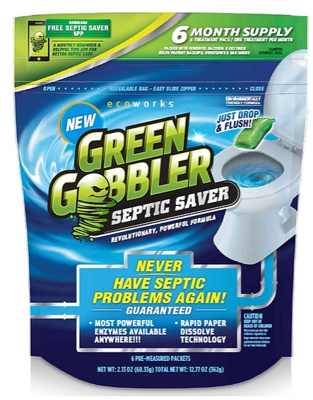 Green Gobbler Septic Saver Pads - 6 Pods