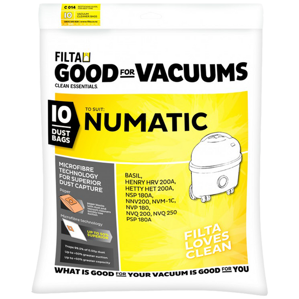 Vacuum Bags - Numatic 9L
