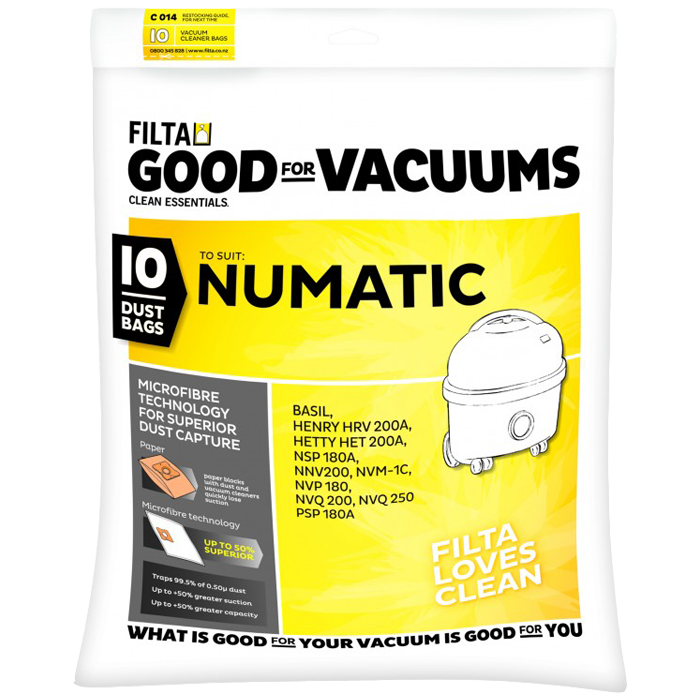 Vacuum Bags - Numatic 9L