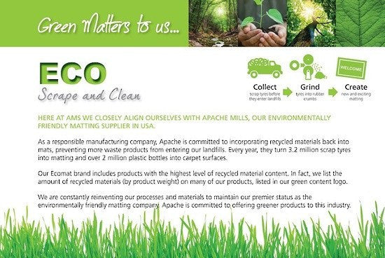 Eco scrape and clean infographic