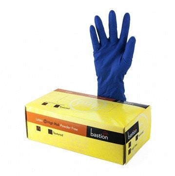 Bastion Hi-Risk P/F Latex Gloves